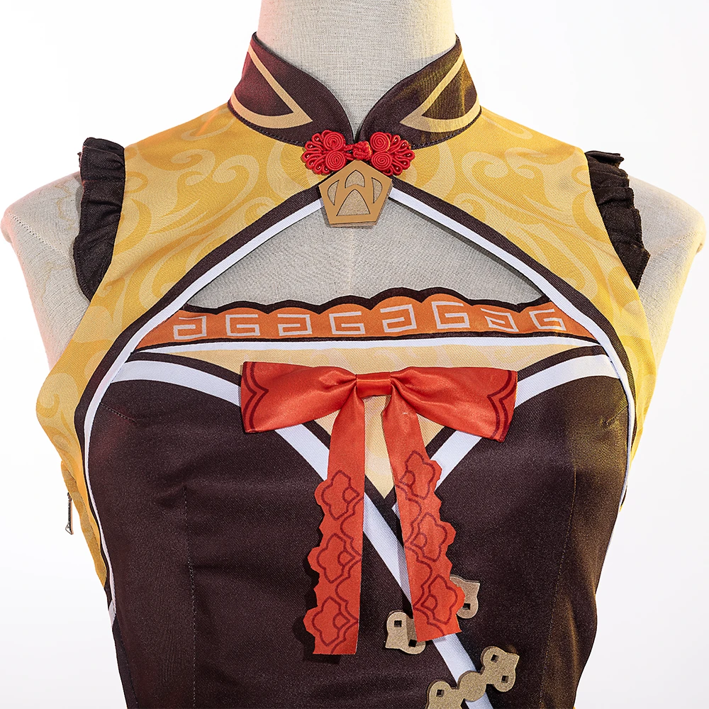 Gvavaya Game Cosplay Genshin Impact Xiangling Cosplay Costume 6 Gvavaya Game Cosplay Genshin Impact Xiangling Cosplay Costume - Image 6