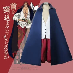 [Ready To Ship] Gvavaya Anime Cosplay ONE PIECE Shanks Cosplay Costume Shanks Cosplay Blue Robe Suit