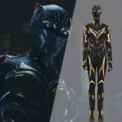 Gvavaya Live-action Derivative Cosplay Black Panther Princess Wakanda Shuri Cosplay Costume Shuri Cosplay Jumpsuit