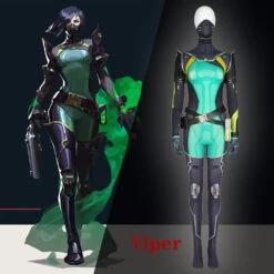 Gvavaya Game Cosplay Valorant Viper Cosplay Costume Viper Cosplay Jumpsuit