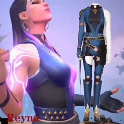 Gvavaya Game Cosplay Valorant Reyna Cosplay Costume Reyna Cosplay Jumpsuit
