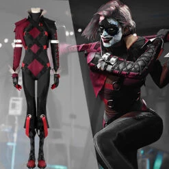 Gvavaya Movie Cosplay Batman：Gotham Knights Harley Quinn Cosplay Costume Harley Quinn Cosplay