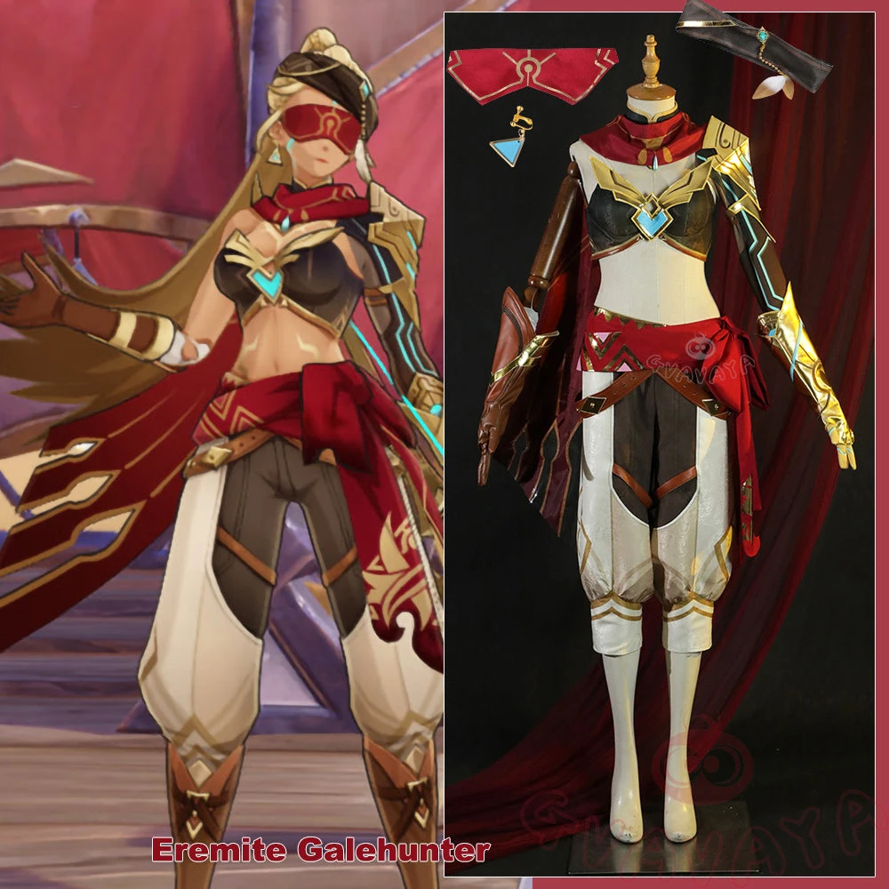 Gvavaya Game Cosplay Genshin Impact Eremite Galehunter Cosplay Costume Galehunter Cosplay 1 Gvavaya Game Cosplay Genshin Impact Eremite Galehunter Cosplay Costume Galehunter Cosplay