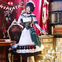 Gvavaya Game Cosplay Genshin Impact Teyvat's Receptionist Guider Katheryne Cosplay Katheryne Cosplay Costume