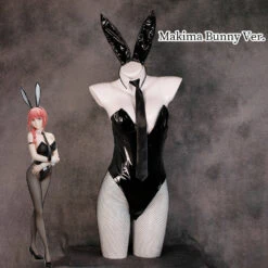 Gvavaya Cosplay Chainsaw Man Makima Bunny Ver. Costume Makima Bunny Girl Cosplay