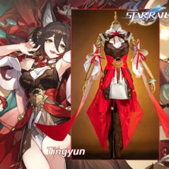 Gvavaya Game Cosplay Honkai Impact: Star Rail Cosplay Star Rail Tingyun Cosplay Costume