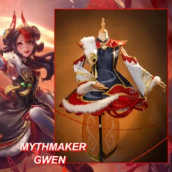 Gvavaya Game Cosplay League Of Legends Mythmaker Gwen Cosplay Costume LOL Cosplay