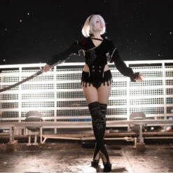Gvavaya Game Cosplay NieR: Automata 2B YoRha ModelB No.2 Cosplay Costume 2B Cosplay
