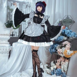 Gvavaya Anime Cosplay My Dress-Up Darling Marin Kitagawa Kuroe Shizuku Maid Cosplay Costume Version B