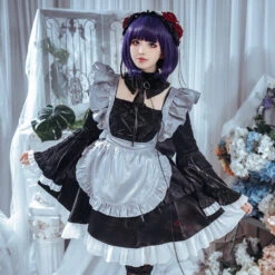 Gvavaya Anime Cosplay My Dress-Up Darling Marin Kitagawa Kuroe Shizuku Maid Cosplay Costume Version B -Gvavaya Deals Store 16 f77da197 72b9 4c2e 8943 7fc824127165