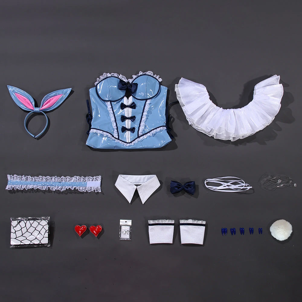 Gvavaya Game Cosplay My Dress-Up Darling Kitagawa Cosplay Marin Blue Bunny Girl Cosplay Costume 19 Gvavaya Game Cosplay My Dress-Up Darling Kitagawa Cosplay Marin Blue Bunny Girl Cosplay Costume - Image 19