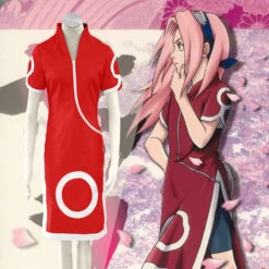 [Ready To Ship] Gvavaya Anime Cosplay Naruto Haruno Sakura Cosplay Costume Haruno Sakura Cosplay First Generation Cheongsam