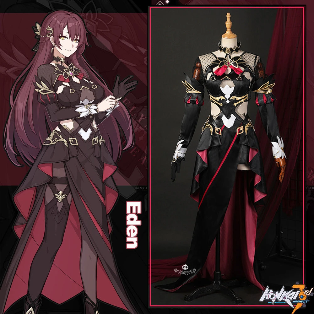Gvavaya Game Cosplay Honkai Impact 3rd Eden Cosplay Costume The Thirteen Flame-Chasers Eden Cosplay 1 Gvavaya Game Cosplay Honkai Impact 3rd Eden Cosplay Costume The Thirteen Flame-Chasers Eden Cosplay