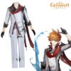 Gvavaya Game Cosplay Genshin Impact Liyue Tartaglia Cosplay Costume Genshin Cosplay