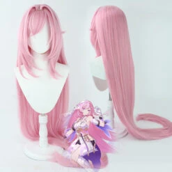 Gvavaya Game Cosplay Honkai Impact 3rd Elysia Herrscher Of Human Ego Cosplay Wig 120cm Pink Hair