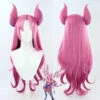 Gvavaya Cosplay Game League Of Legends Star Guardian 2022 Kaisa Cosplay Wig Pink 90cm Hair