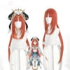 Gvavaya Game Cosplay Genshin Impact Sumeru Nilou Cosplay Wig Orange Red 90cm Hair