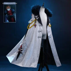 Gvavaya Game Cosplay Genshin Impact 11th Fatui Harbingers Cosplay Costume Childe Tartaglia Cloak Long Coat