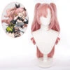 Gvavaya Anime Cosplay Zenless Zone Zero Nicole Demara Cosplay Wig Pink 80cm Hair
