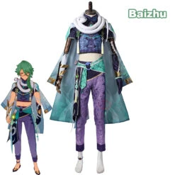 Gvavaya Game Cosplay Genshin Impact Baizhu Cosplay Costume Genshin Cosplay