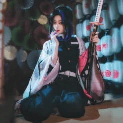 Gvavaya Cosplay Demon Slayer: Kimetsu No Yaiba Kochou Shinobu Cosplay Costume Demon Slaying Kochou Shinobu Cosplay