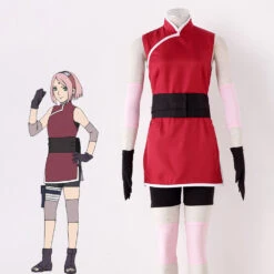 [Ready To Ship] Gvavaya Anime Cosplay Naruto Haruno Sakura Cosplay Costume Haruno Sakura Cosplay Third Generation Suit
