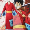 [Ready To Ship] Gvavaya Anime Cosplay ONE PIECE Monkey D. Luffy Cosplay Costume Monkey D. Luffy Cosplay Kimono Suit