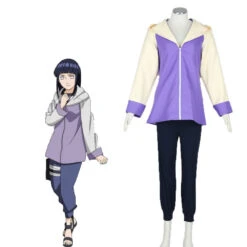 [Ready To Ship] Gvavaya Anime Cosplay Naruto Hyūga Hinata Cosplay Costume Hyūga Hinata Cosplay Second Generation Suit