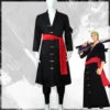 [Ready To Ship] Gvavaya Anime Cosplay ONE PIECE Roronoa Zoro Cosplay Costume Roronoa Zoro Cosplay Black Robe Syle