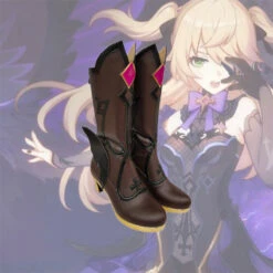 Gvavaya Game Cosplay Genshin Impact Fischl Cosplay Shoes Genshin Cosplay