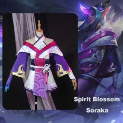 Gvavaya Game Cosplay League Of Legends Spirit Blossom Soraka Cosplay Costume LOL Cosplay