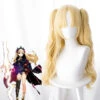 Gvavaya Game Cosplay FGO Fate/Grand Order Ereshkigal Cosplay Wig Blond 80cm Hair