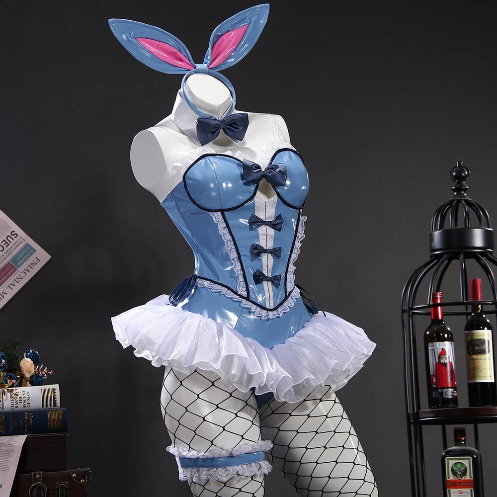 Gvavaya Game Cosplay My Dress-Up Darling Kitagawa Cosplay Marin Blue Bunny Girl Cosplay Costume 1 Gvavaya Game Cosplay My Dress-Up Darling Kitagawa Cosplay Marin Blue Bunny Girl Cosplay Costume