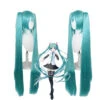 Gvavaya Game Cosplay Vocaloid Hatsune Miku Cosplay Wig Green 110cm Long Hair