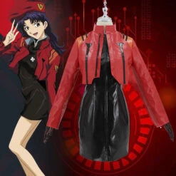 Gvavaya Anime Cosplay EVA Misato Katsuragi Cosplay Costume EVA Cosplay