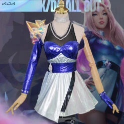 Gvavaya Cosplay LOL KDA All Out Ahri Cosplay Costume League Of Legends The Rogue Assassin K/DA