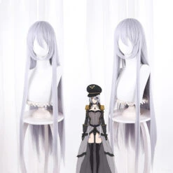 Gvavaya Anime Cosplay My Dress-Up Darling Marin Kitagawa Cosplay Wig Light Gray Purple 100cm Hair