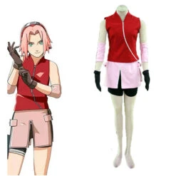 [Ready To Ship] Gvavaya Anime Cosplay Naruto Haruno Sakura Cosplay Costume Haruno Sakura Cosplay Second Generation Suit
