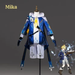 Gvavaya Game Cosplay Genshin Impact Mika Cosplay Costume Genshin Cosplay