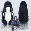 Gvavaya Cosplay Nijisanji Vtuber Xsoleil Meloco Kyoran Cosplay Wig 110cm Hair