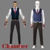 Gvavaya Game Cosplay Valorant Chamber Cosplay Costume Chamber Cosplay