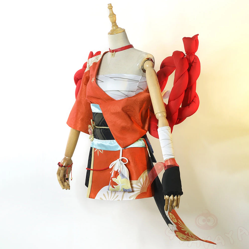 Gvavaya Game Cosplay Genshin Impact Yoimiya Cosplay Costume Yoimiya Cosplay 2 Gvavaya Game Cosplay Genshin Impact Yoimiya Cosplay Costume Yoimiya Cosplay - Image 2