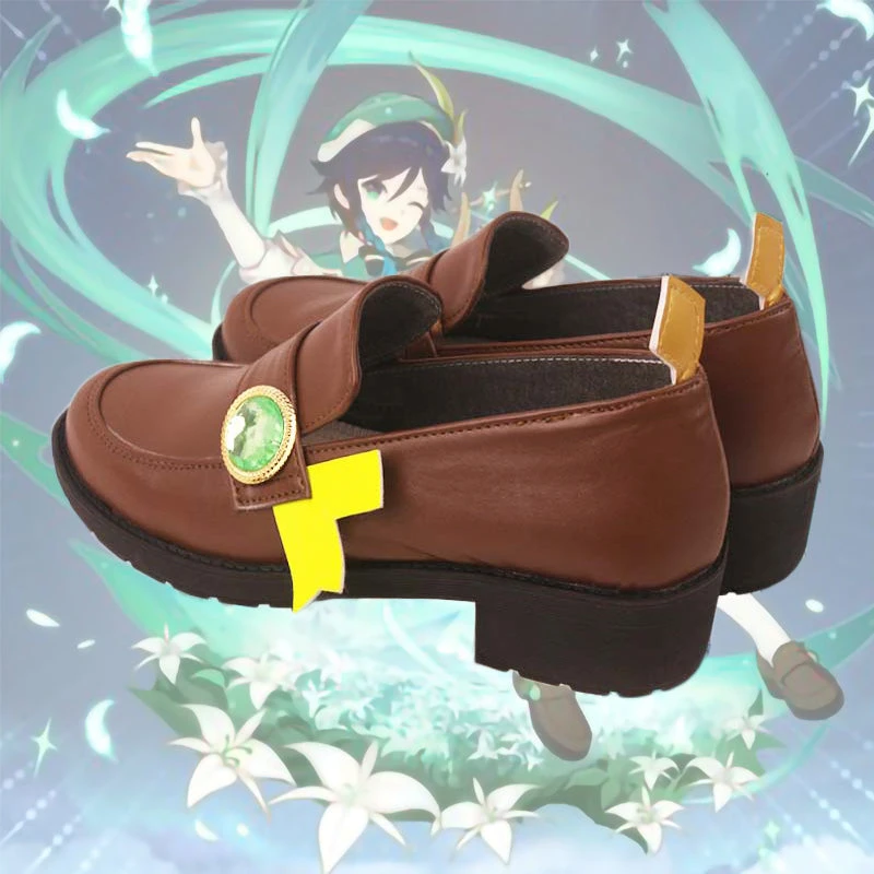 Gvavaya Game Cosplay Genshin Impact Venti Cosplay Shoes Genshin Cosplay 2 Gvavaya Game Cosplay Genshin Impact Venti Cosplay Shoes Genshin Cosplay - Image 2