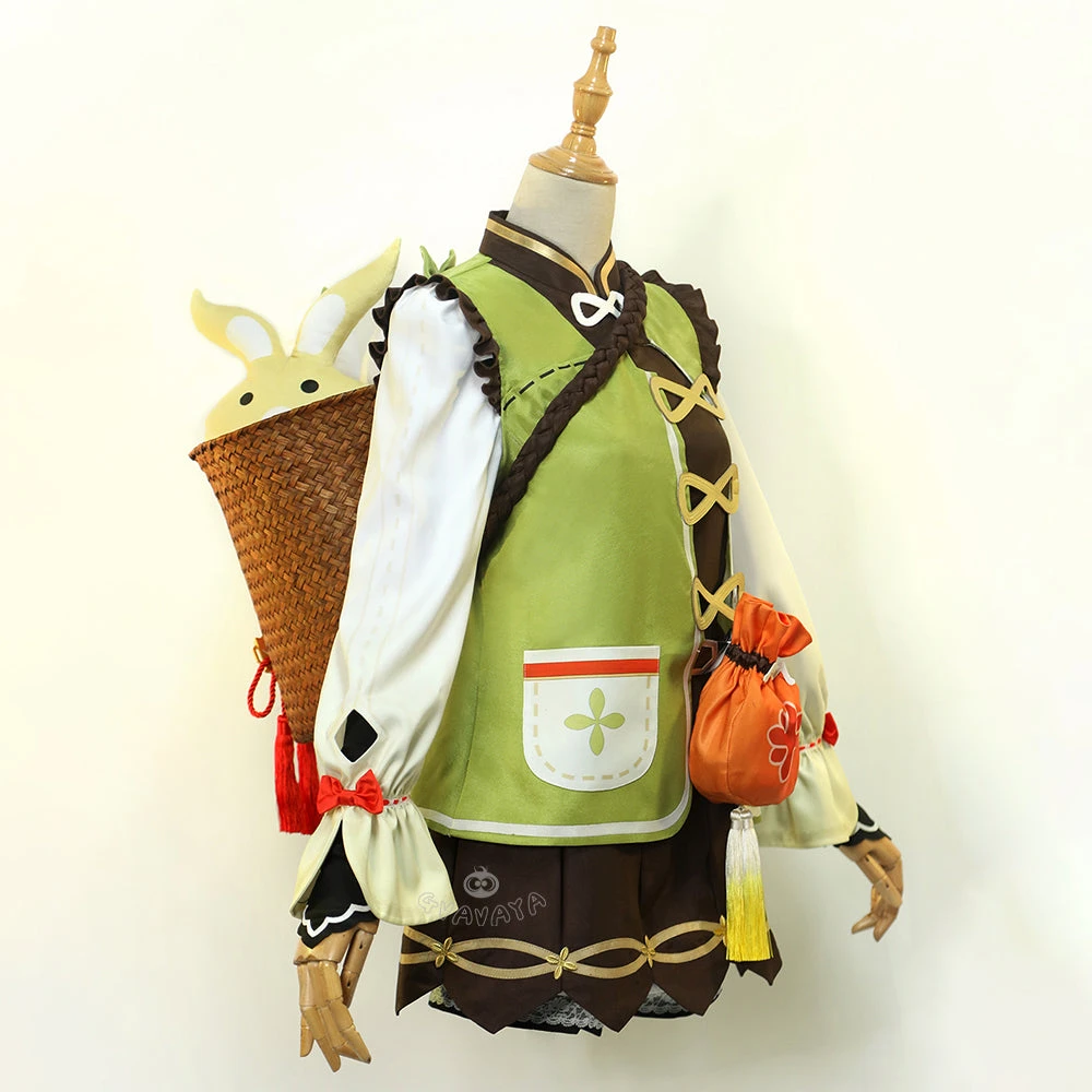 Gvavaya Game Cosplay Genshin Impact Yaoyao Cosplay Costume Yaoyao Cosplay 4 Gvavaya Game Cosplay Genshin Impact Yaoyao Cosplay Costume Yaoyao Cosplay - Image 4