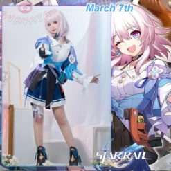 Gvavaya Game Cosplay Honkai Impact: Star Rail Cosplay March7th Cosplay Costume Star Rail Cosplay