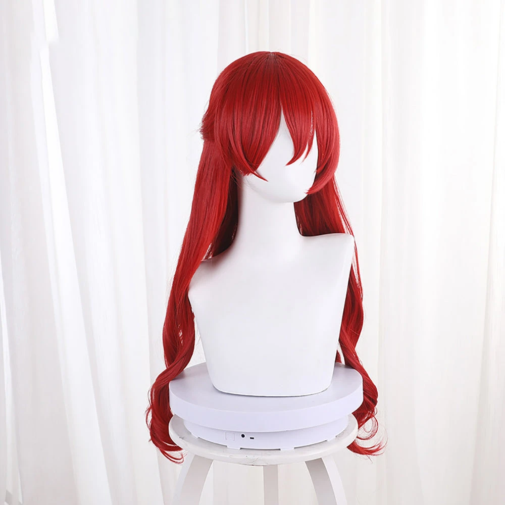 Gvavaya Game Cosplay Honkai Impact: Star Rail Himeko Cosplay Wig 80cm Long Red Wig 2 Gvavaya Game Cosplay Honkai Impact: Star Rail Himeko Cosplay Wig 80cm Long Red Wig - Image 2