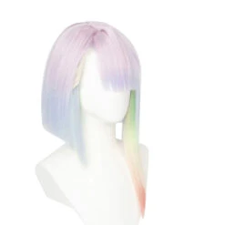 Gvavaya Cosplay Anime Cyberpunk Edgerunners Lucy Cosplay Wig Mixed Color 45cm Hair -Gvavaya Deals Store 2 8a140f7a ebcf 479e 8c50 a3d6dadf6f84
