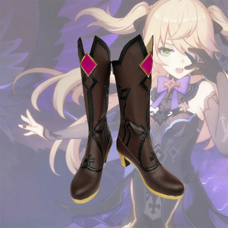 Gvavaya Game Cosplay Genshin Impact Fischl Cosplay Shoes Genshin Cosplay 2 Gvavaya Game Cosplay Genshin Impact Fischl Cosplay Shoes Genshin Cosplay - Image 2
