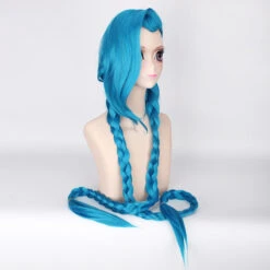 Gvavaya Cosplay LOL League Of Legends Jinx 120cm Cosplay Wig -Gvavaya Deals Store 3741559210 526402580