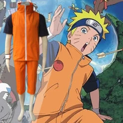 [Ready To Ship] Gvavaya Anime Cosplay Naruto Naruto Uzumaki Cosplay Costume Naruto Uzumaki Cosplay Third Generation Summer Suit